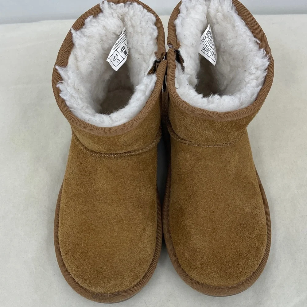 Koolaburra by UGGS Tan Kids Slippers TODDLER SIZE 12